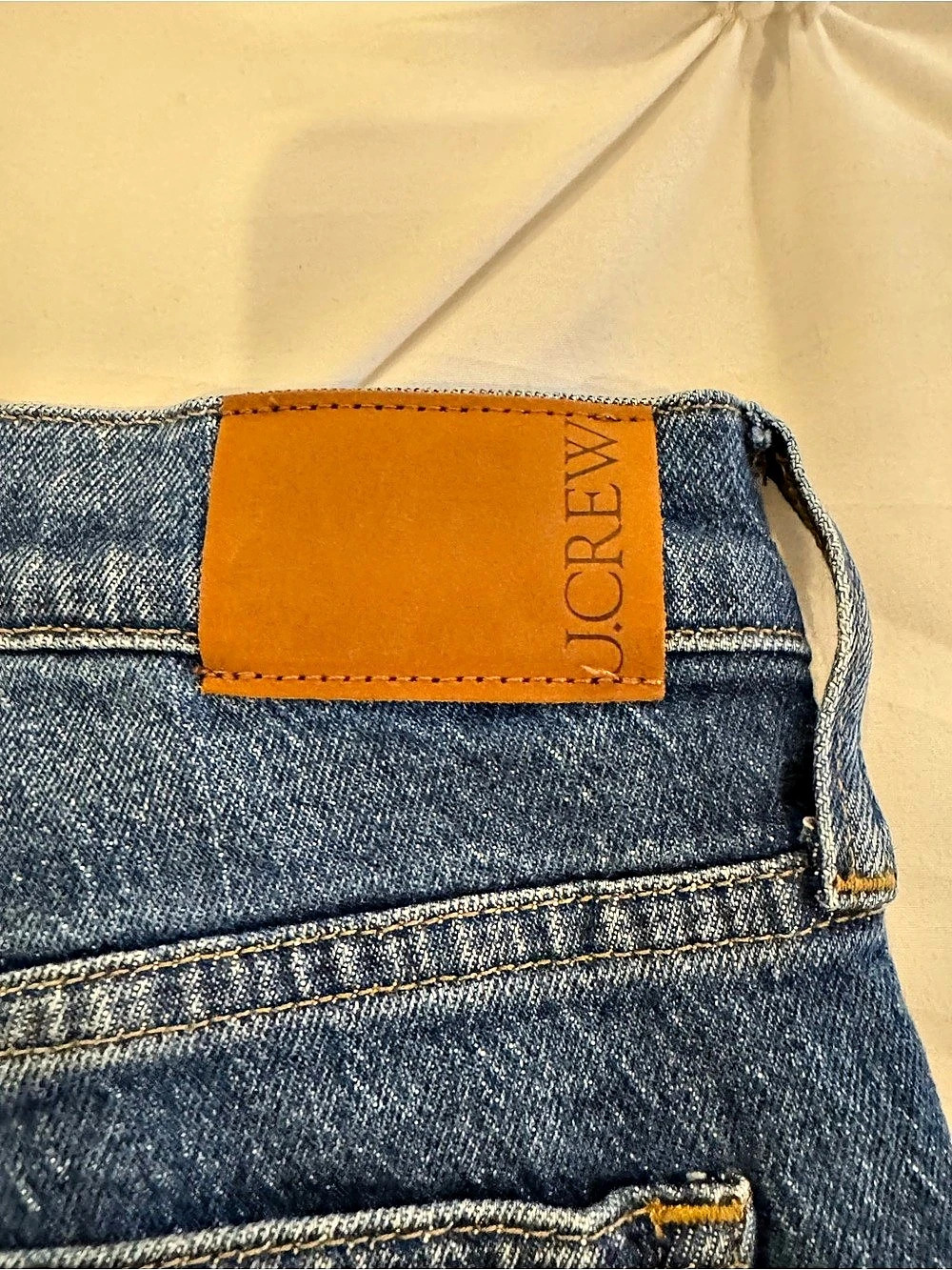 J.Crew 9" Demi-Boot Crop Jean Bootcut Jeans in Blue Waist 26 - Picture 9 of 15